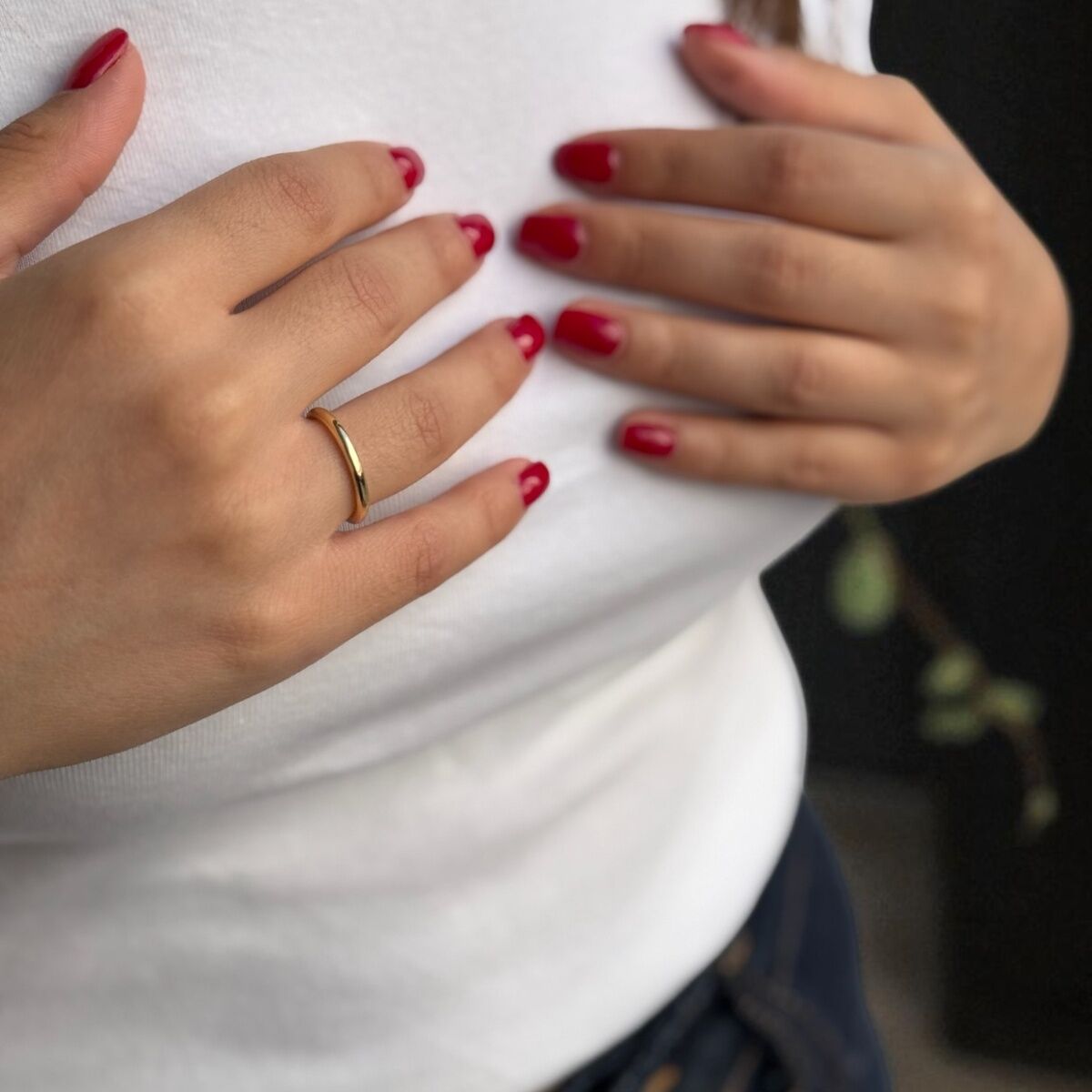 14 AYAR İÇİ DOLU 2 MM SİMİT ALYANS YÜZÜK