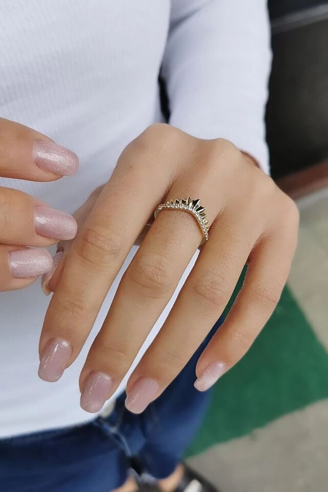 14 AYAR TAÇ MODEL ALTIN YÜZÜK 16