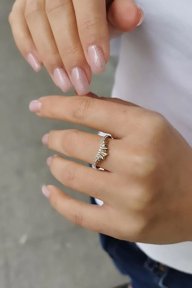 14 AYAR TAÇ MODEL ALTIN YÜZÜK 16