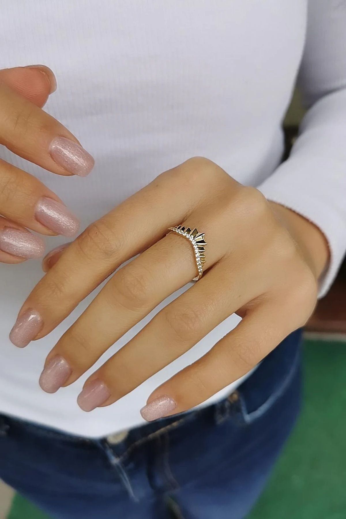 14 AYAR TAÇ MODEL ALTIN YÜZÜK 15