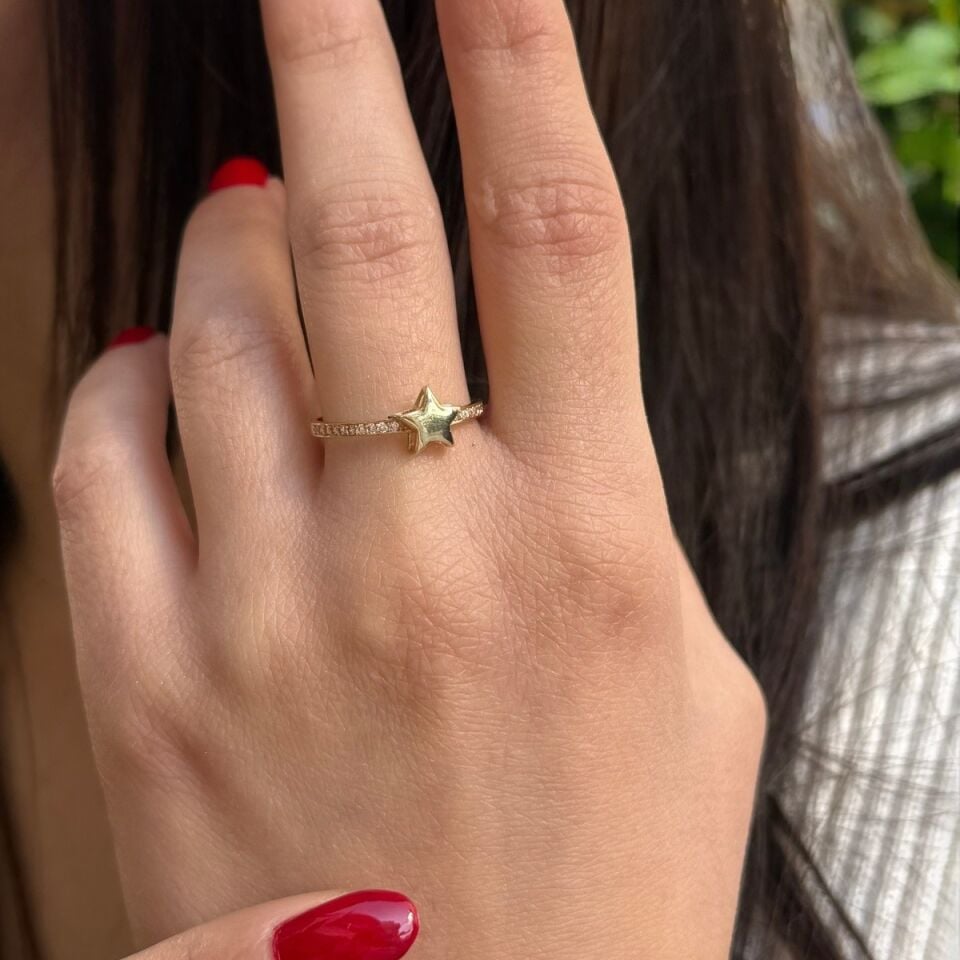 14 AYAR YILDIZ MODEL YÜZÜK