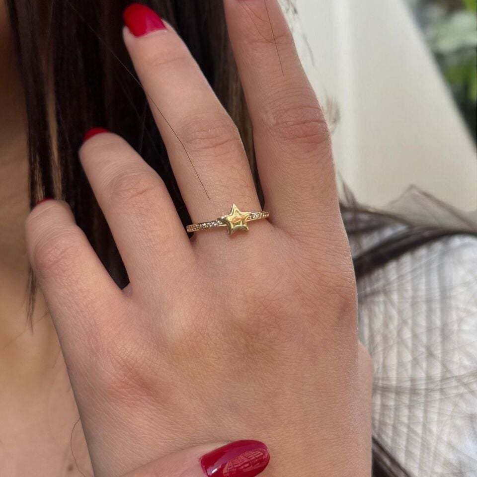 14 AYAR YILDIZ MODEL YÜZÜK