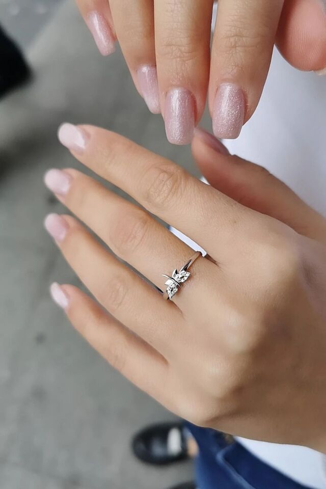 14 AYAR BEYAZ ALTIN YUSUFÇUK ALTIN YÜZÜK 16