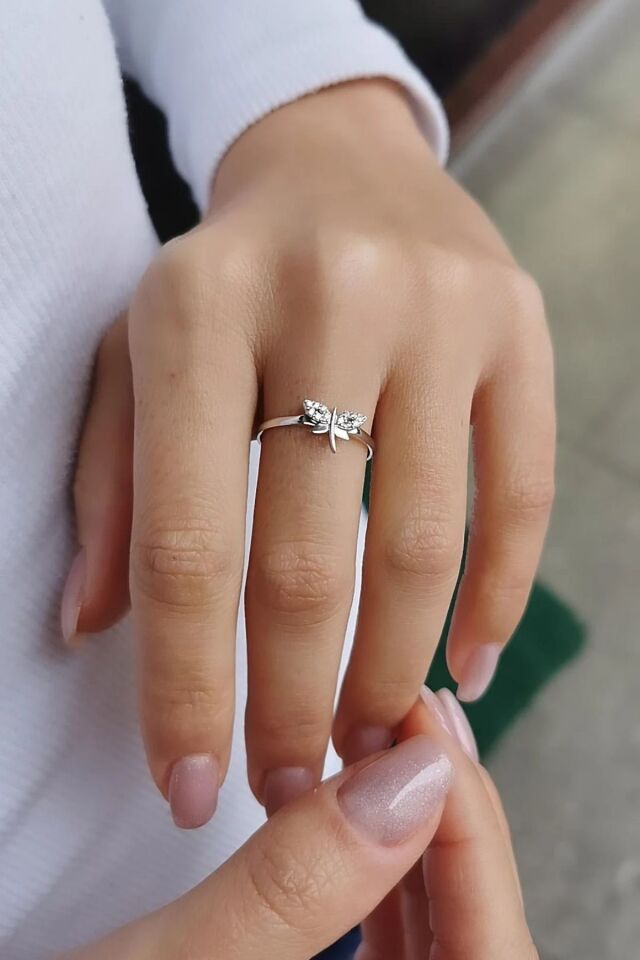 14 AYAR BEYAZ ALTIN YUSUFÇUK ALTIN YÜZÜK 15