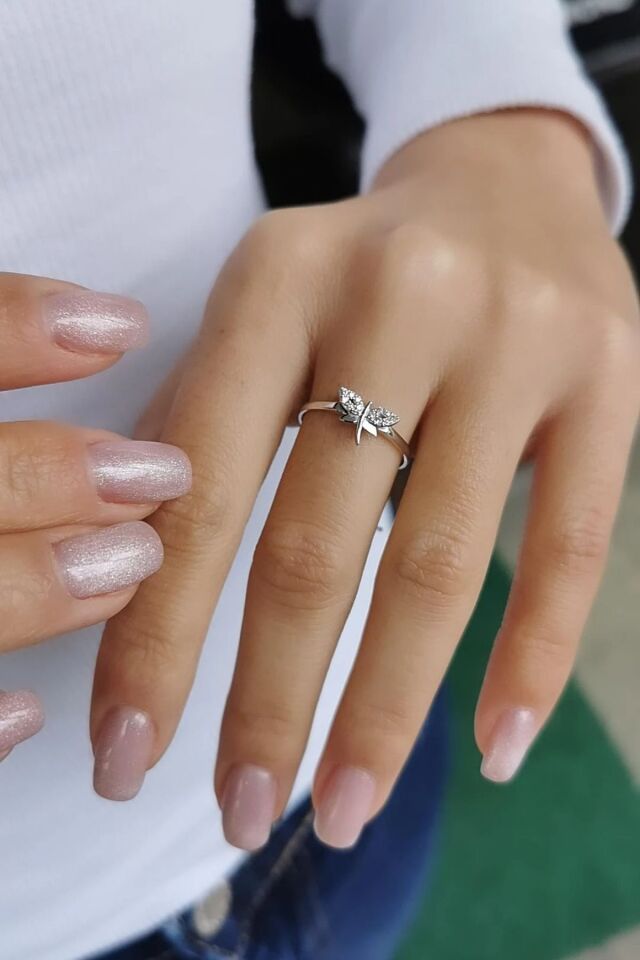 14 AYAR BEYAZ ALTIN YUSUFÇUK ALTIN YÜZÜK 15