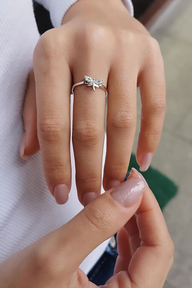 14 AYAR BEYAZ ALTIN YUSUFÇUK ALTIN YÜZÜK 15