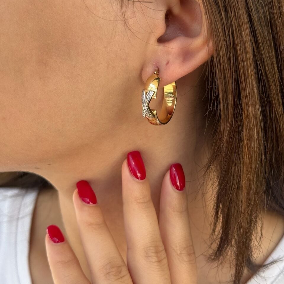 14 AYAR ÖZEL TASARIM HALKA KÜPE