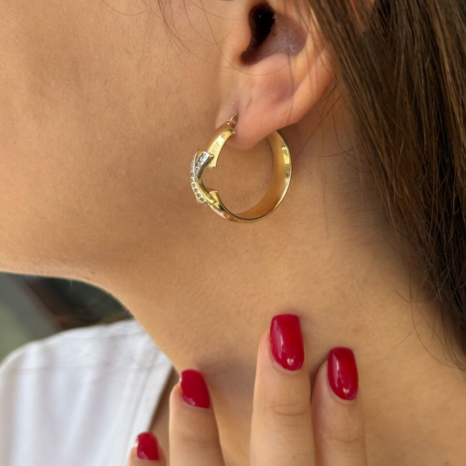 14 AYAR ÖZEL TASARIM HALKA KÜPE