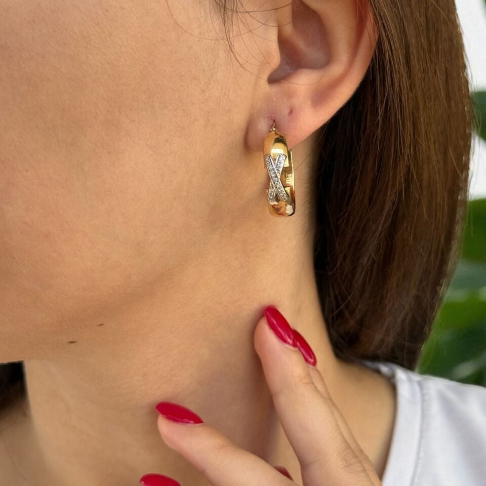 14 AYAR ÖZEL TASARIM HALKA KÜPE