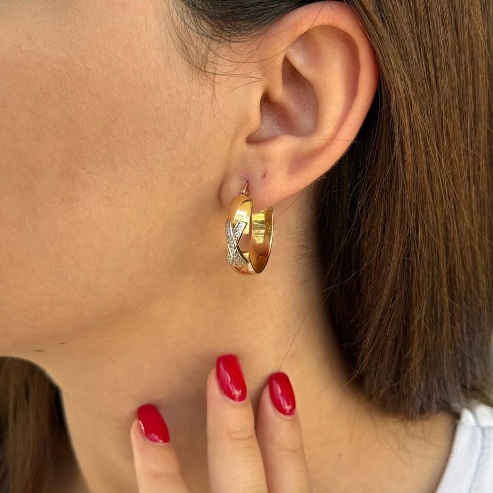 14 AYAR ÖZEL TASARIM HALKA KÜPE