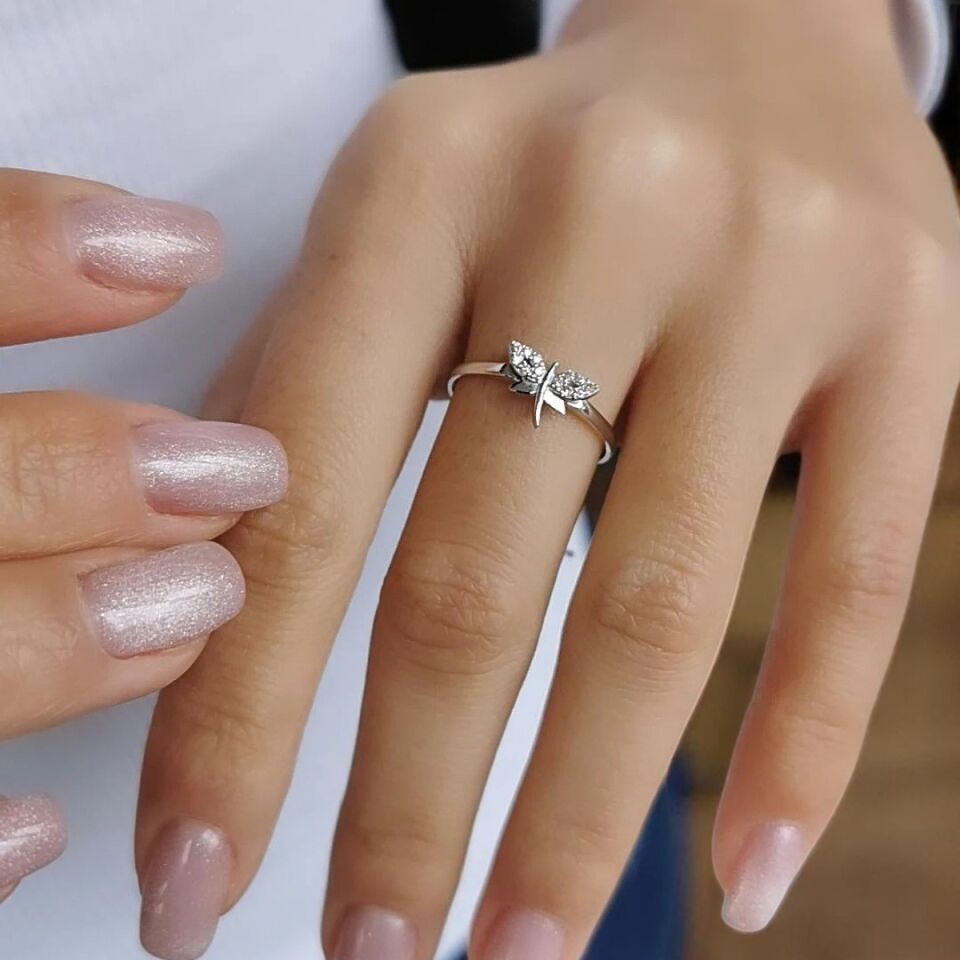 14 AYAR BEYAZ ALTIN YUSUFÇUK ALTIN YÜZÜK