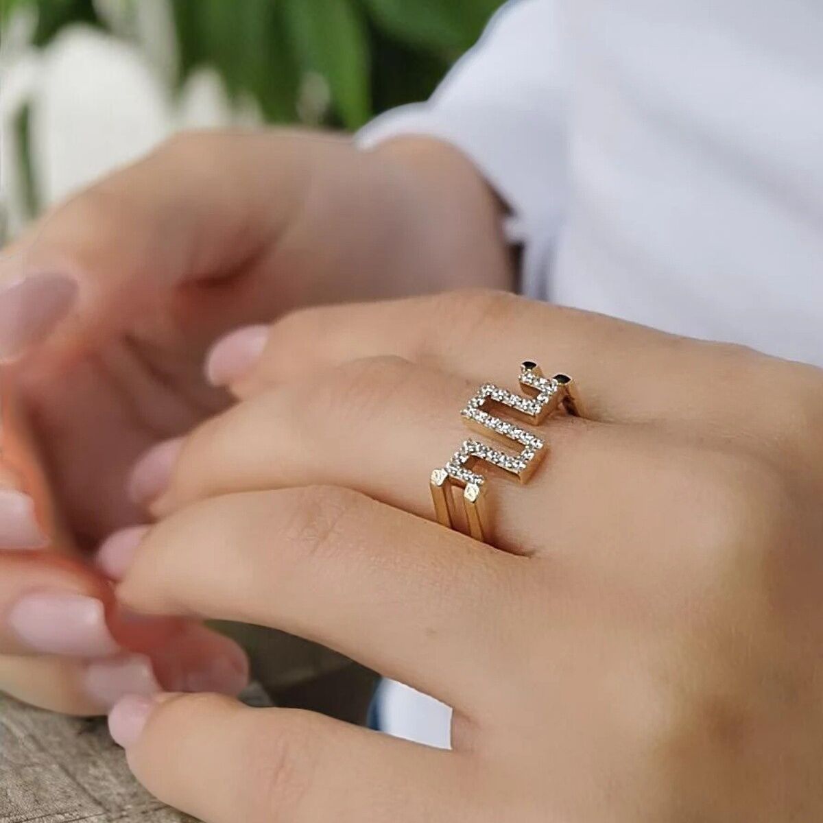 14 AYAR LABİRENT İTALYAN TASARIM ALTIN YÜZÜK