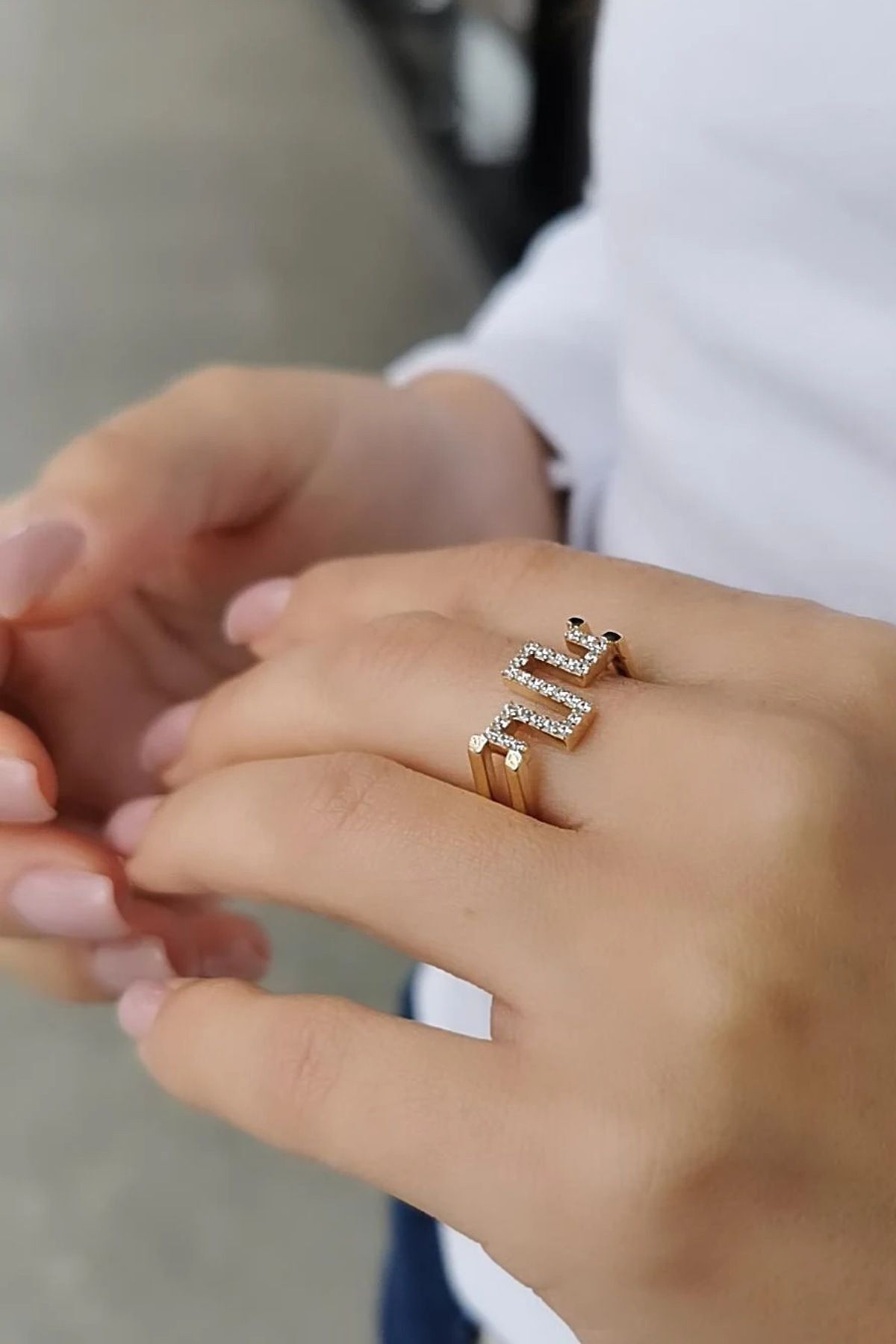 14 AYAR LABİRENT İTALYAN TASARIM ALTIN YÜZÜK 18