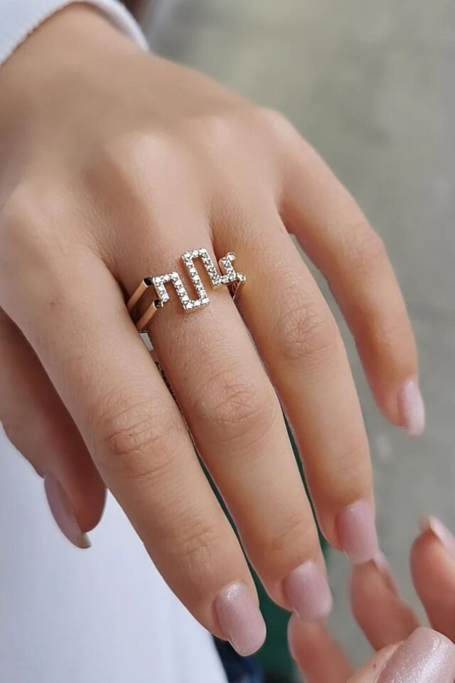 14 AYAR LABİRENT İTALYAN TASARIM ALTIN YÜZÜK 18