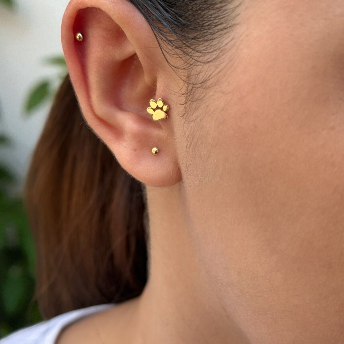 14 AYAR PATİ MODEL TRAGUS HELİX KÜPE