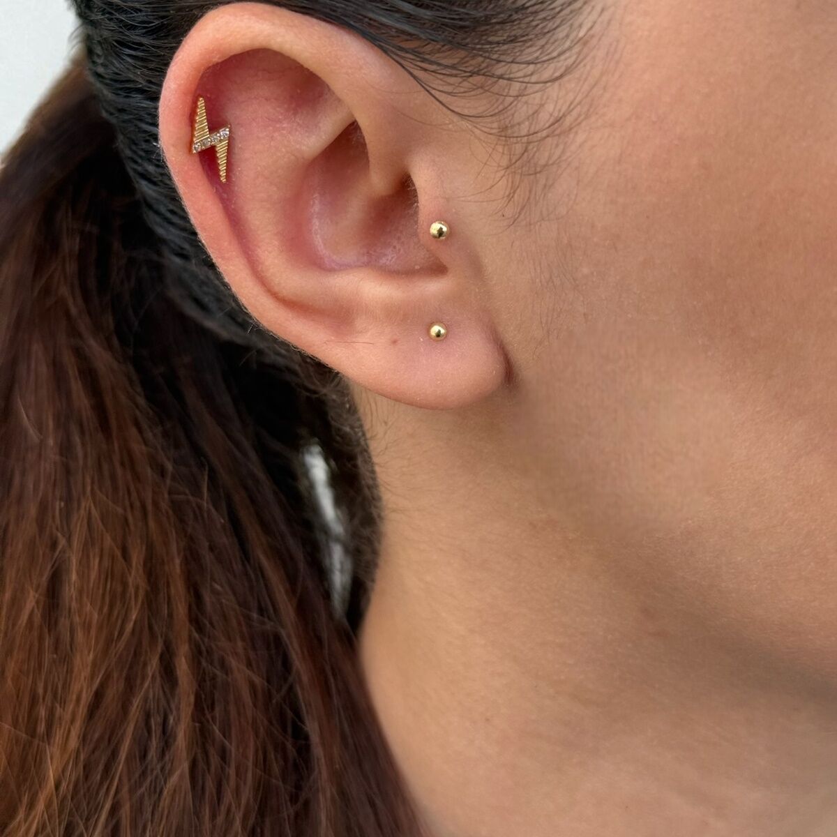 14 AYAR YILDIRIM ŞİMŞEK TRAGUS HELİX KÜPE