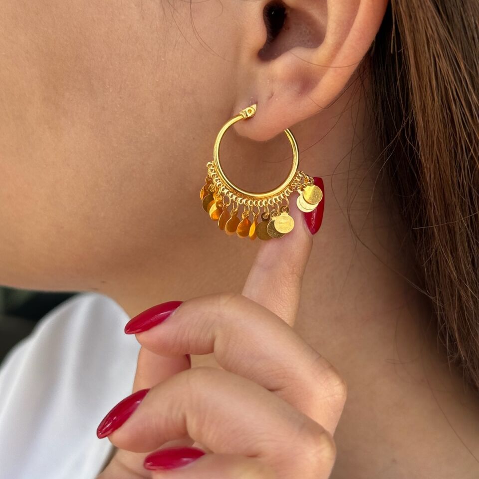 22 AYAR PULLU HALKA KÜPE