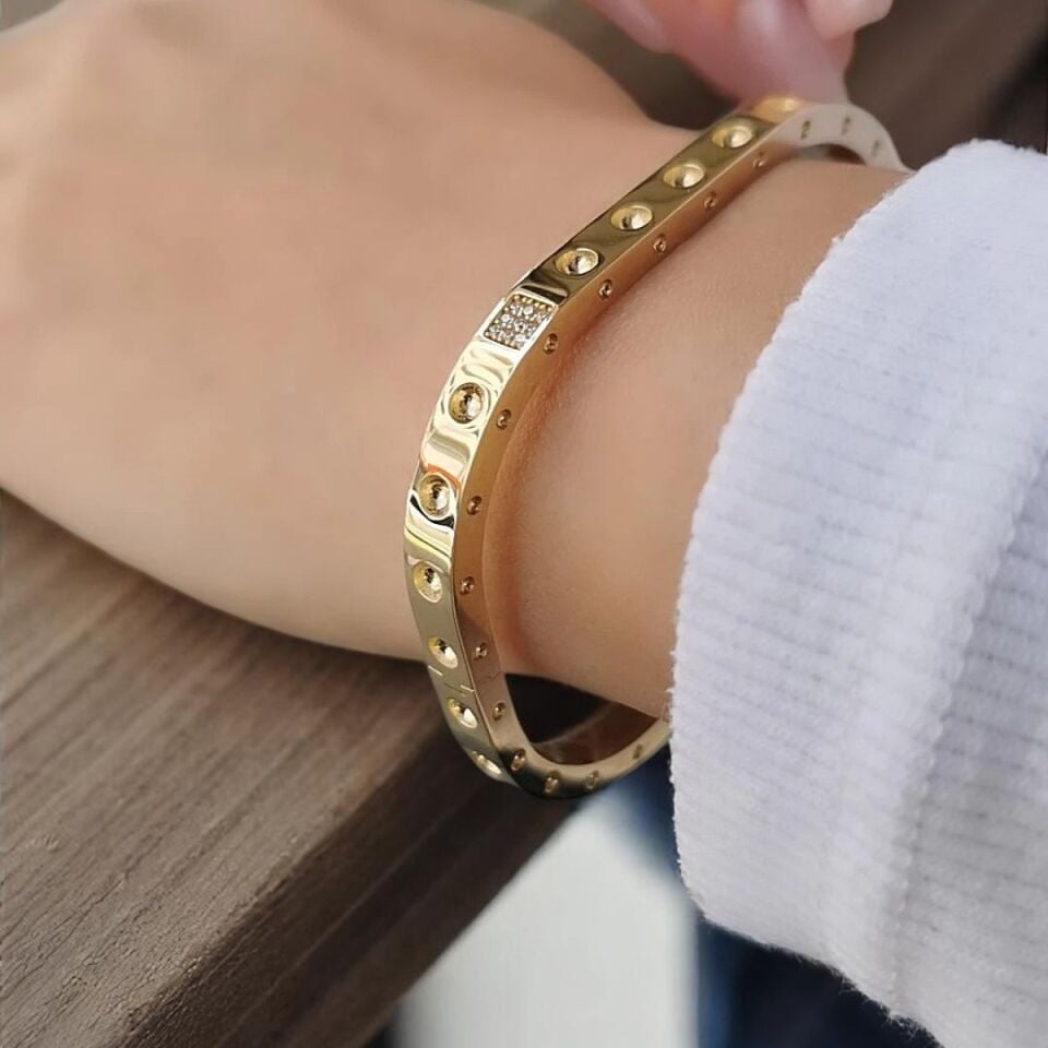 14 AYAR KARE ÖZEL TASARIM İTALYAN FÜZYON SİSTEM BİLEZİK