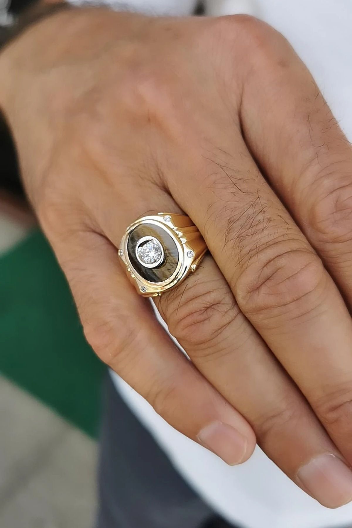 14 AYAR KAPLANGÖZÜ TASARIM İTALYAN ERKEK YÜZÜK 23