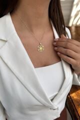 14 AYAR KAR TANESİ ALTIN KOLYE