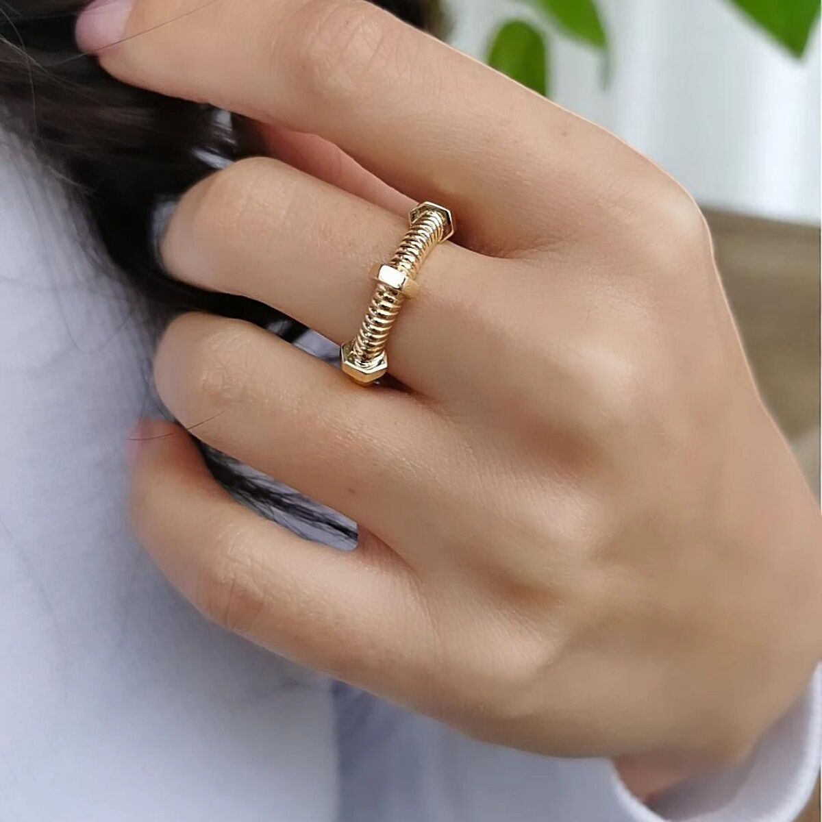 14 AYAR  İTALYAN ALTIN YÜZÜK