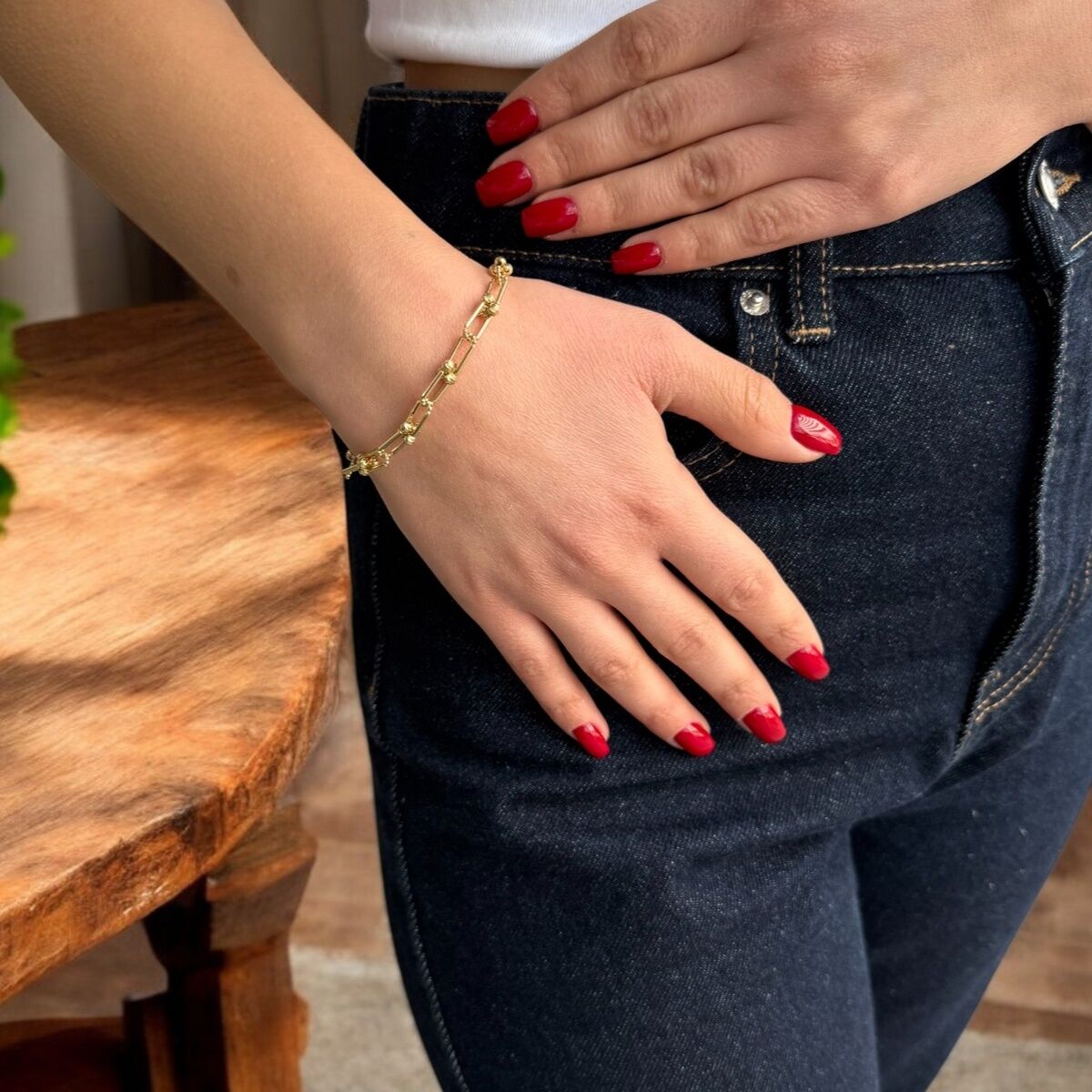 14 AYAR ATAÇ DORİKA TOPLU ALTIN BİLEKLİK