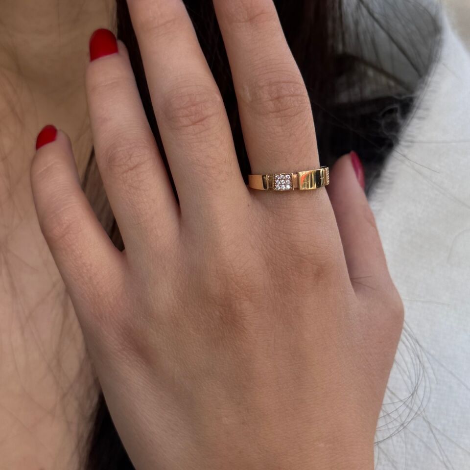 14 AYAR KEMER MODELİ ALTIN YÜZÜK