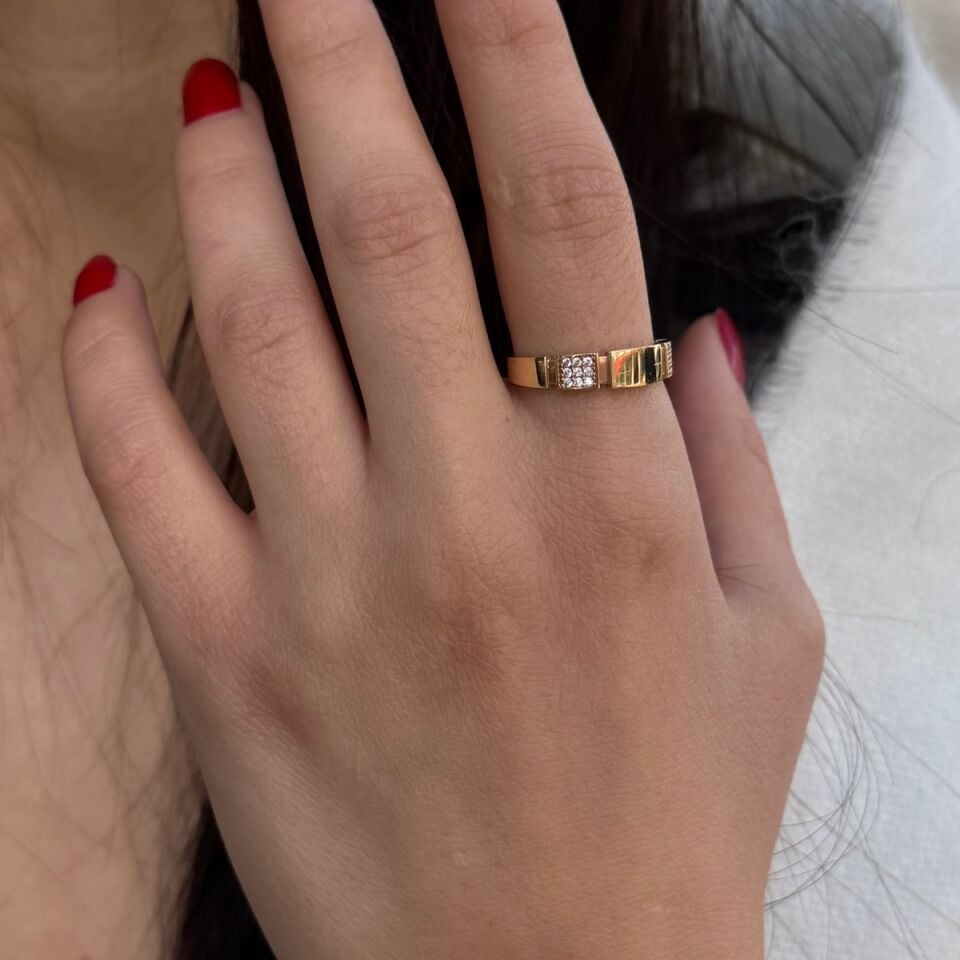 14 AYAR KEMER MODELİ ALTIN YÜZÜK