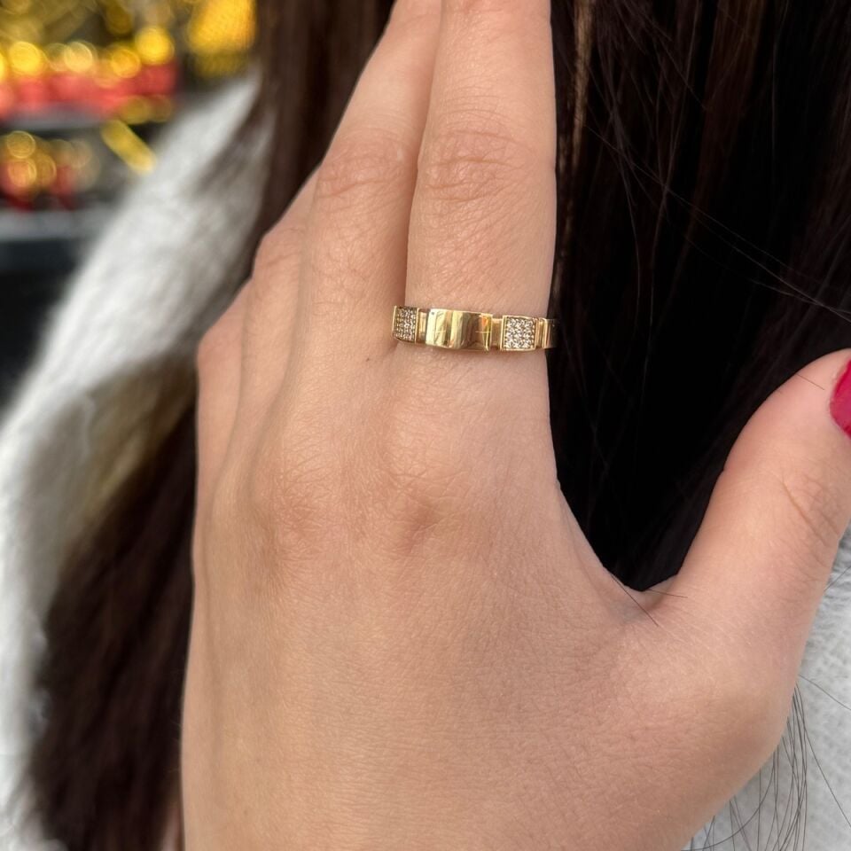 14 AYAR KEMER MODELİ ALTIN YÜZÜK