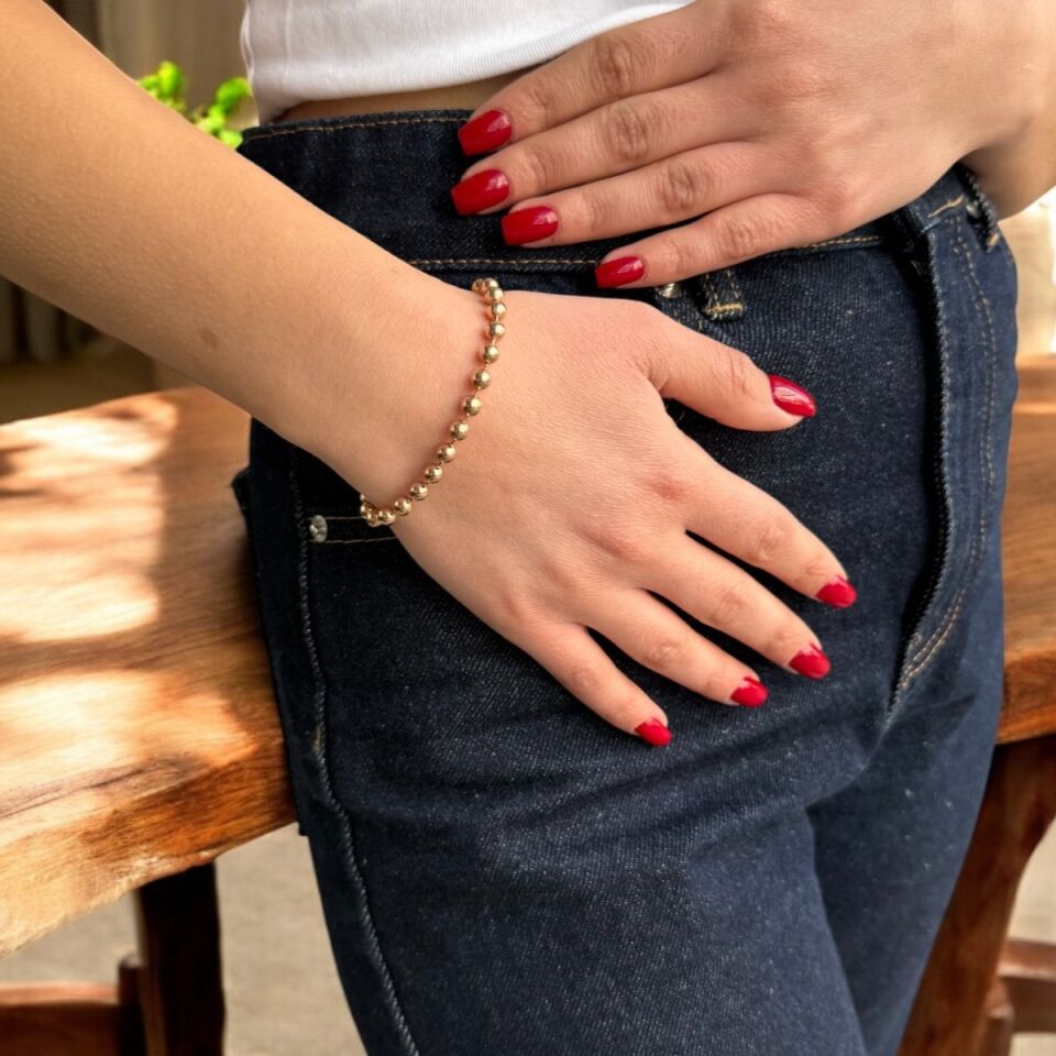 14 AYAR ROSE ALTIN TOPTOP BİLEKLİK