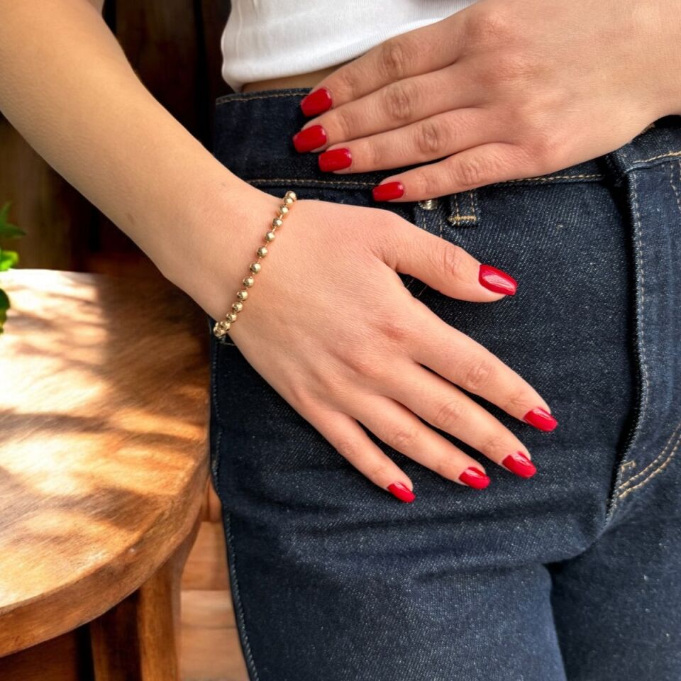 14 AYAR ROSE ALTIN TOPTOP BİLEKLİK