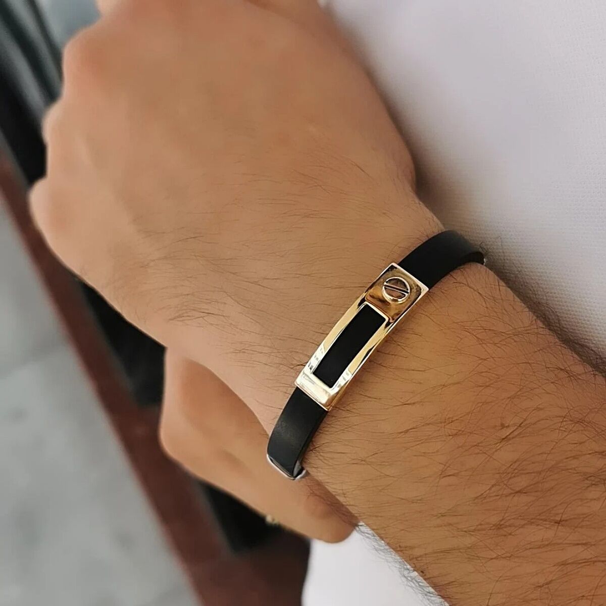 14 AYAR İTALYAN KAYIŞLI ERKEK BİLEKLİK