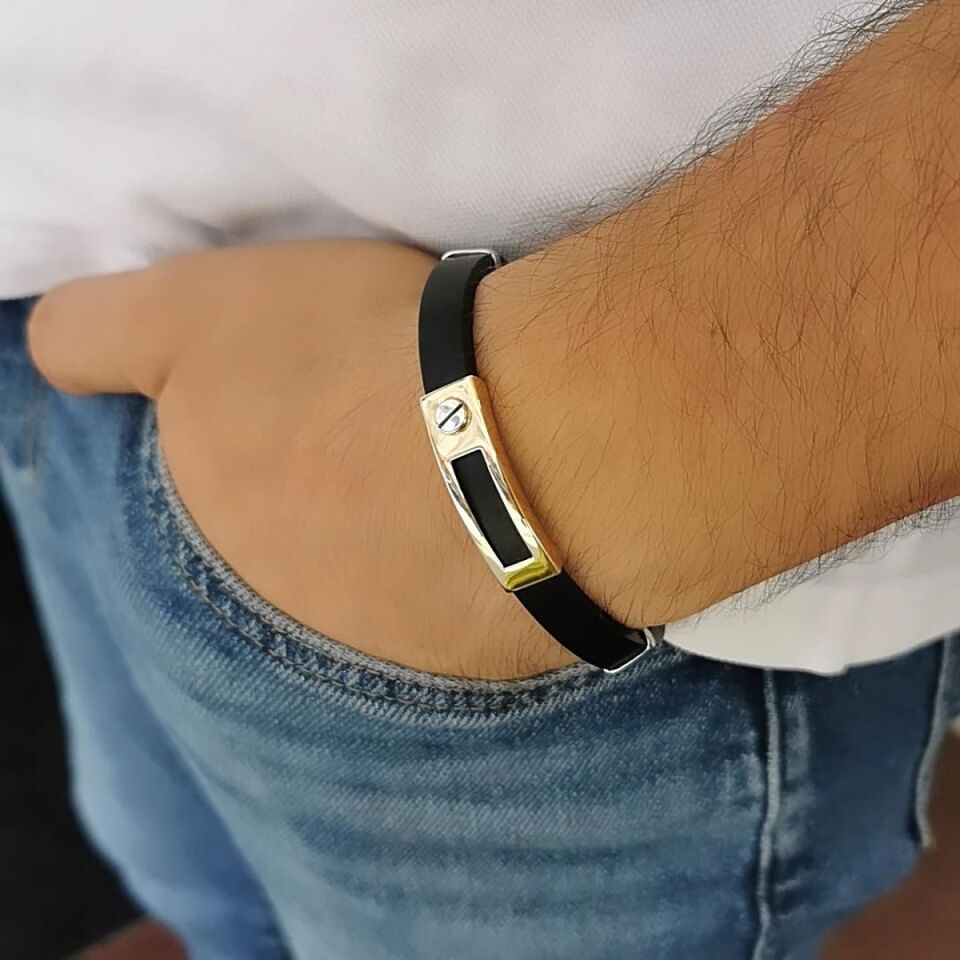 14 AYAR İTALYAN KAYIŞLI ERKEK BİLEKLİK