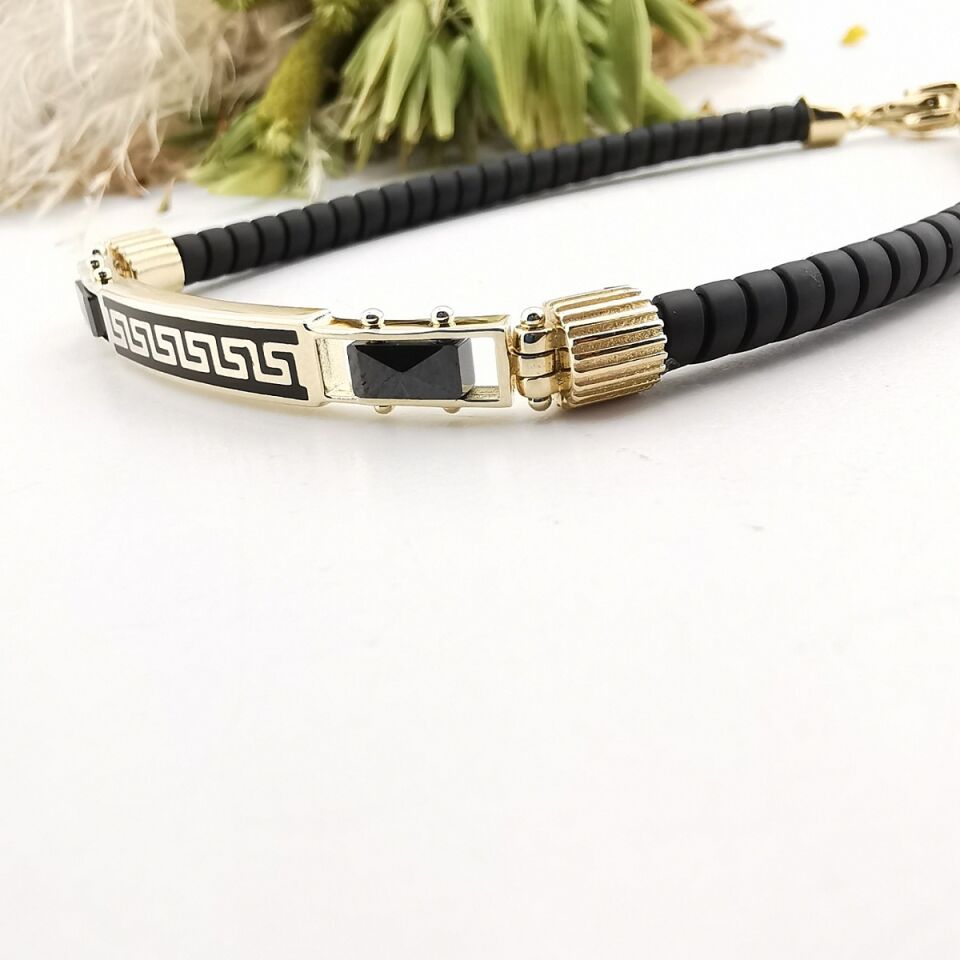 14 AYAR İTALYAN DERİ KAYIŞLI ERKEK BİLEKLİK