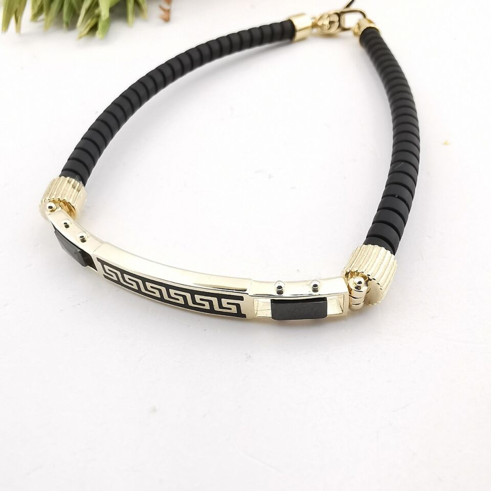 14 AYAR İTALYAN DERİ KAYIŞLI ERKEK BİLEKLİK