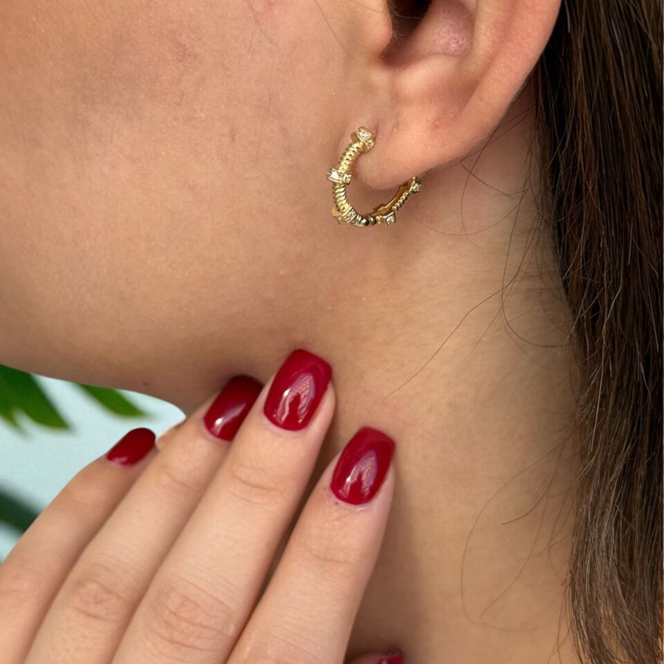 14 AYAR ÖZEL TASARIM HALKA KÜPE