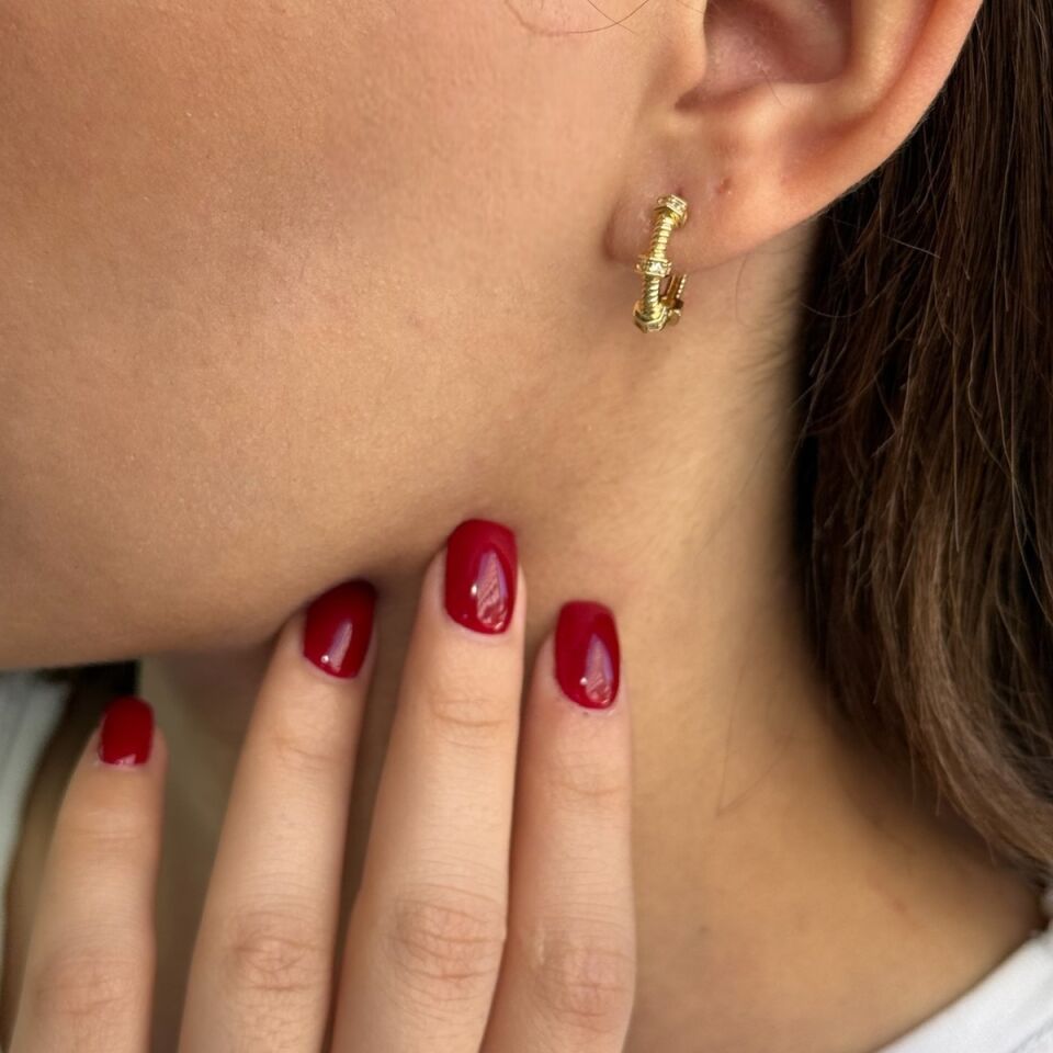 14 AYAR ÖZEL TASARIM HALKA KÜPE