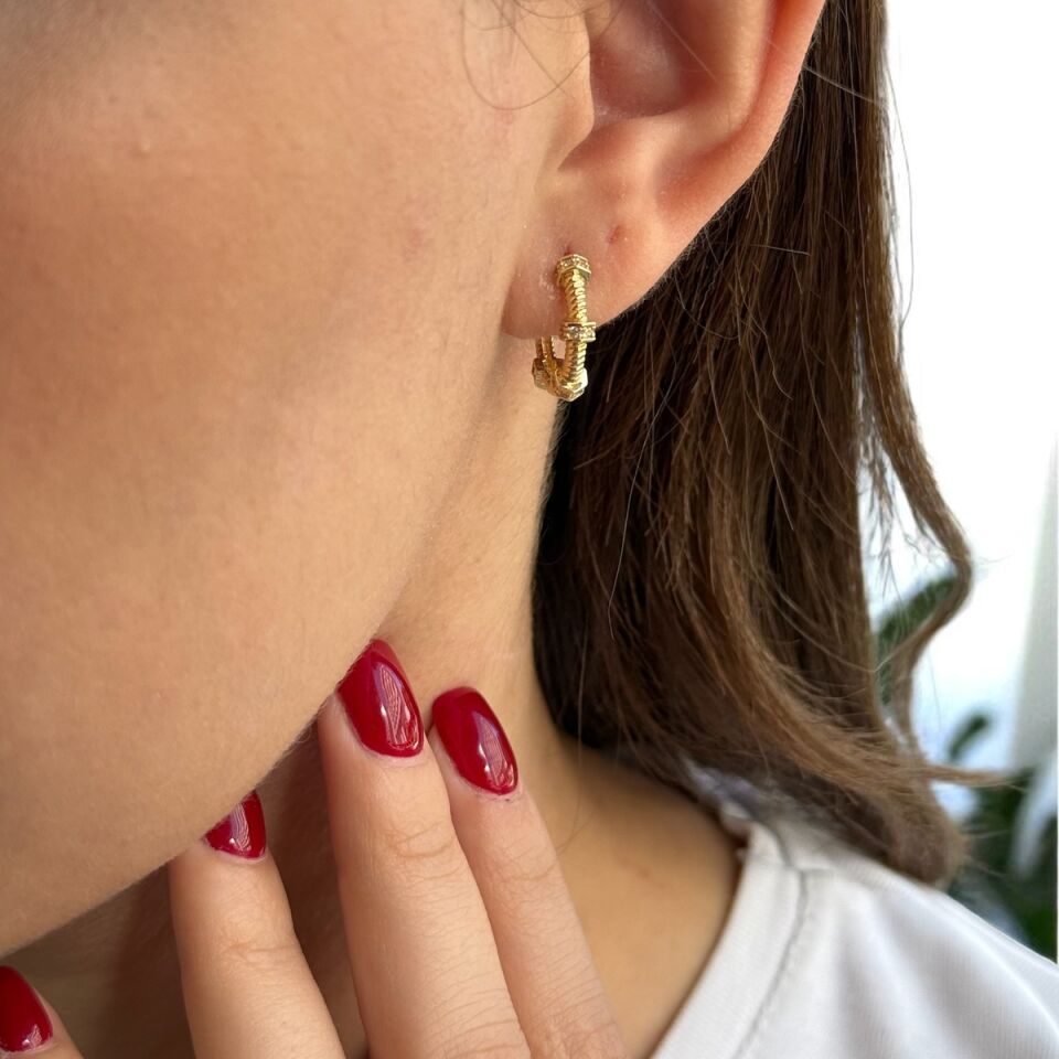 14 AYAR ÖZEL TASARIM HALKA KÜPE