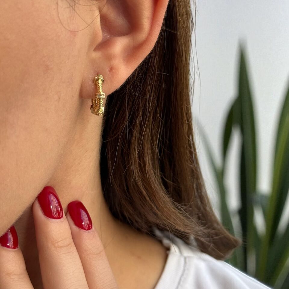 14 AYAR ÖZEL TASARIM HALKA KÜPE