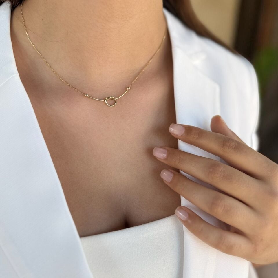 14 AYAR DÜĞÜM KOLYE