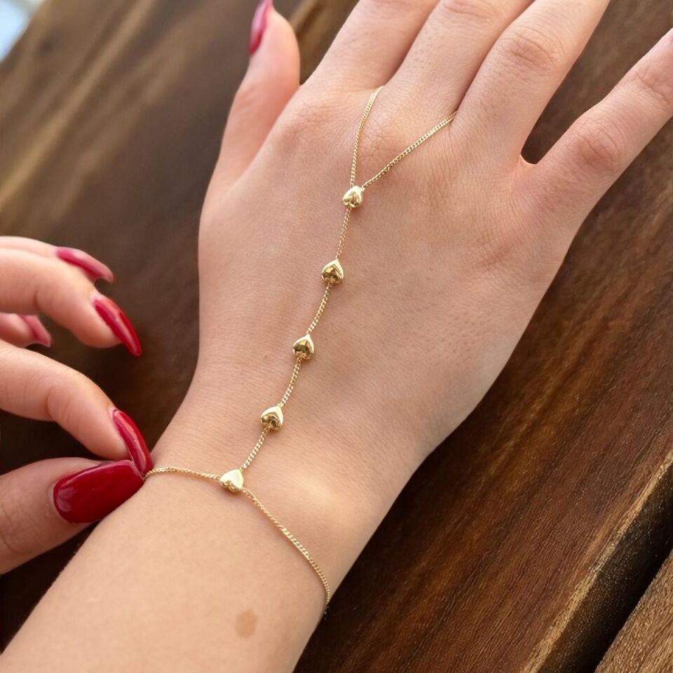 14 AYAR İTALYAN ZİNCİRLİ BOMBE KALP ŞAHMERAN