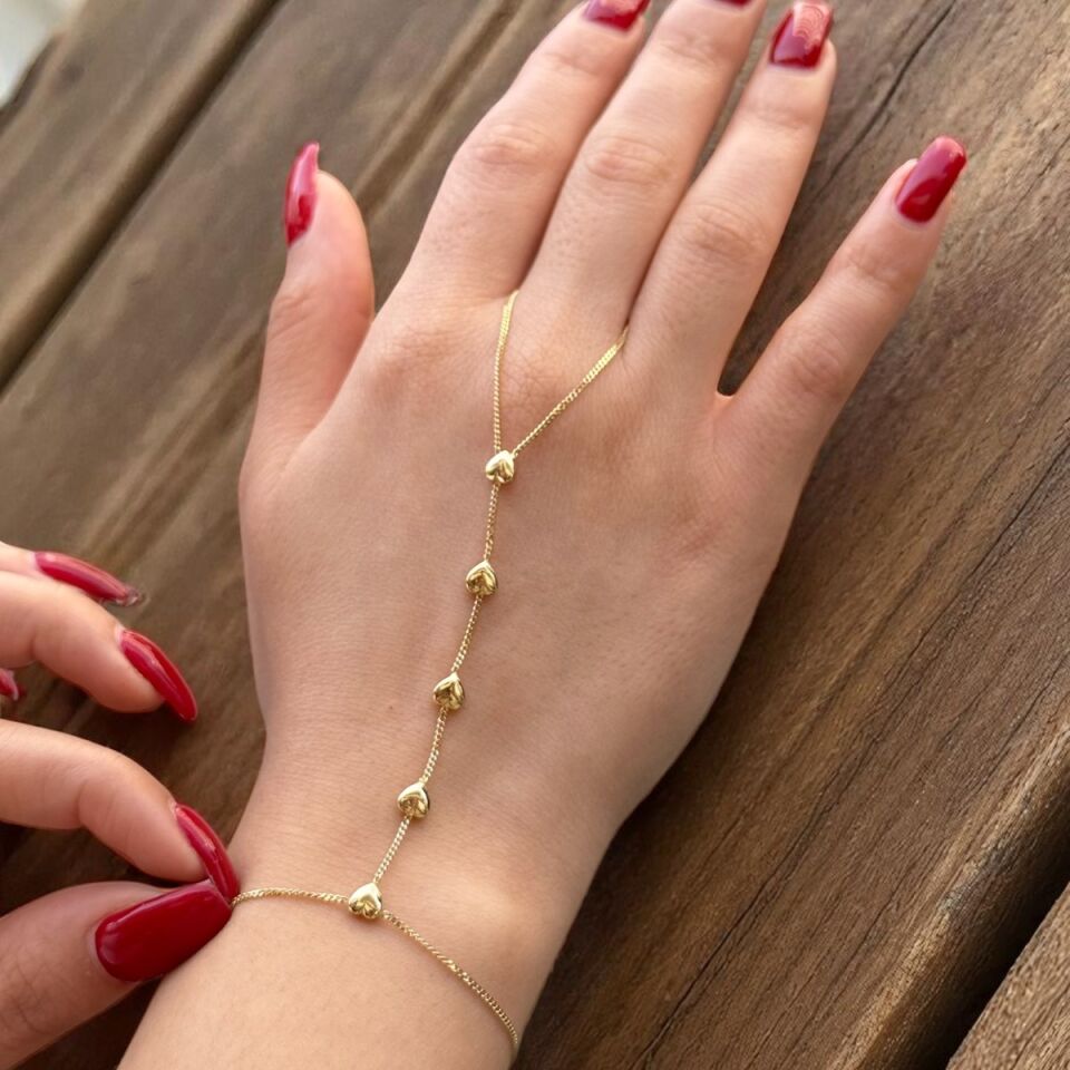 14 AYAR İTALYAN ZİNCİRLİ BOMBE KALP ŞAHMERAN