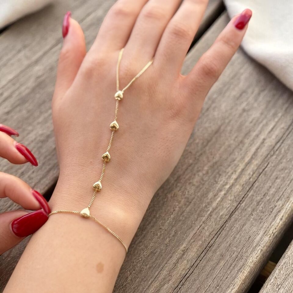 14 AYAR İTALYAN ZİNCİRLİ BOMBE KALP ŞAHMERAN