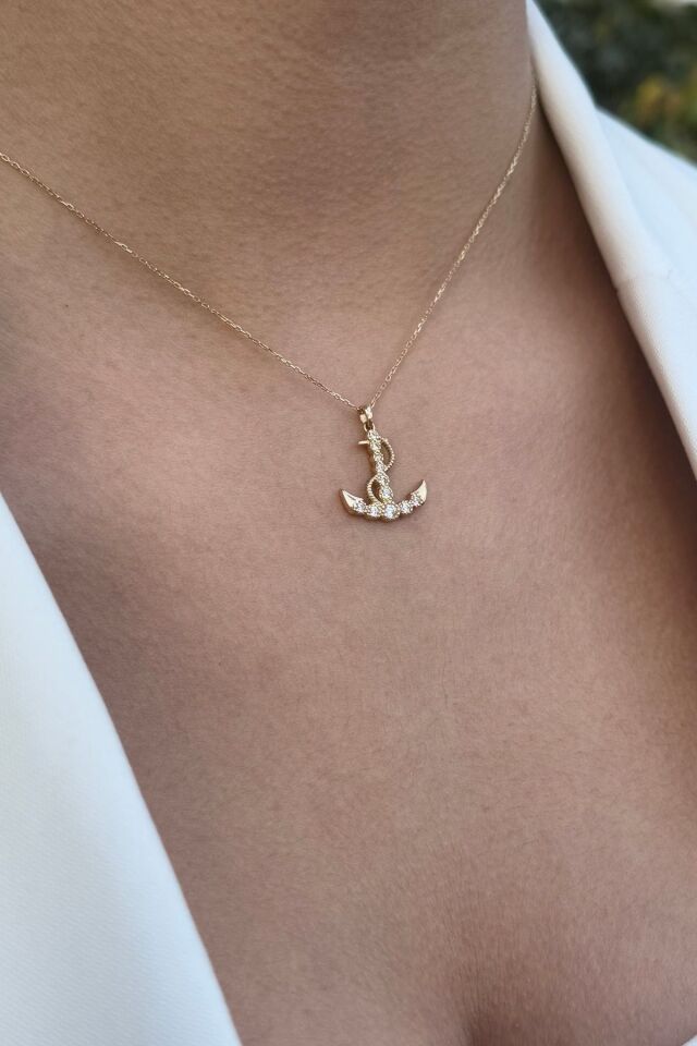 14 AYAR ÇAPA ALTIN KOLYE