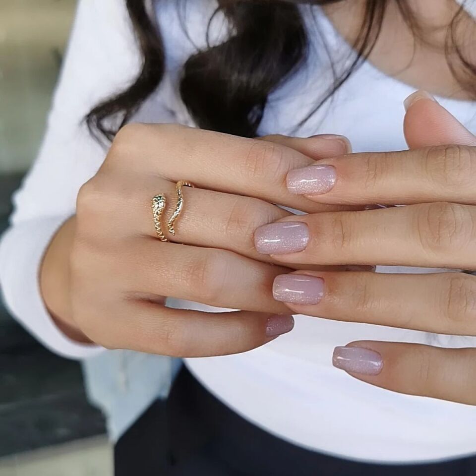 14 AYAR MİNİMAL YILAN YÜZÜK