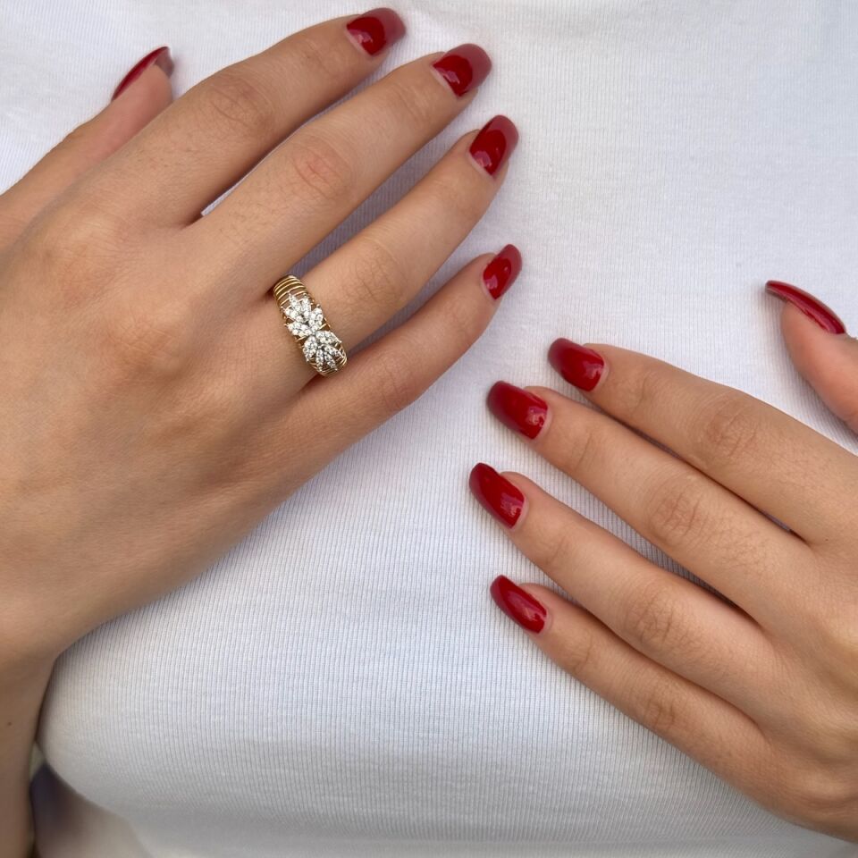 14 AYAR İTALYAN ÖZEL TASARIM ALTIN YÜZÜK