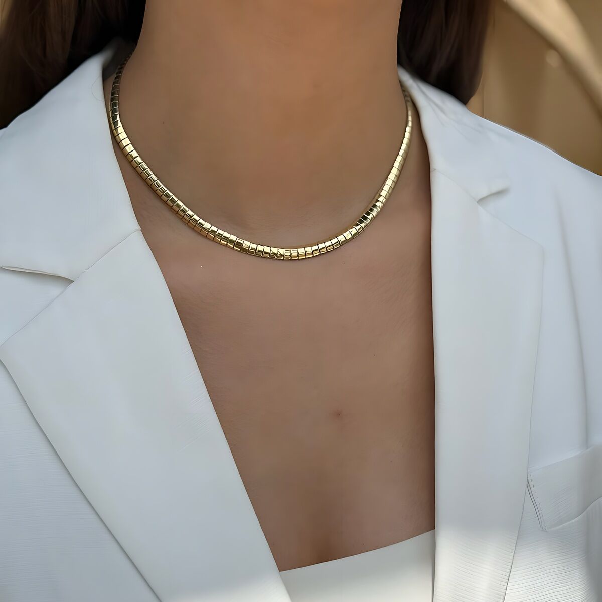 14 Ayar İtalyan Gerdanlık Yılan Kolye