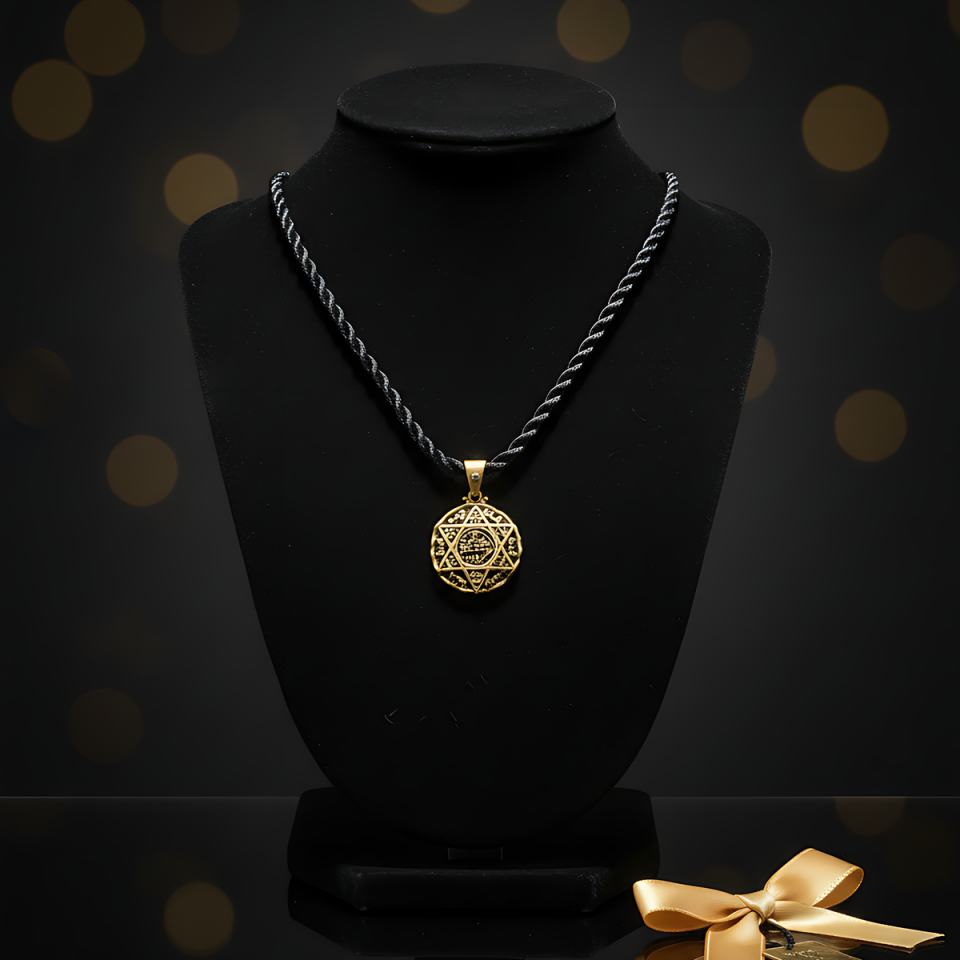 14 AYAR SÜLEYMANIN MÜHRÜ UNİSEX ALTIN KOLYE UCU