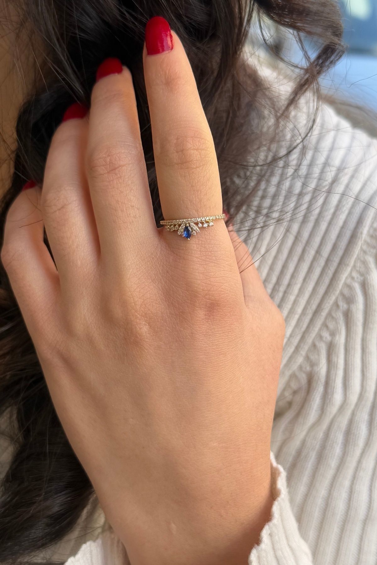 14 AYAR KRALİÇE TACI ALTIN YÜZÜK