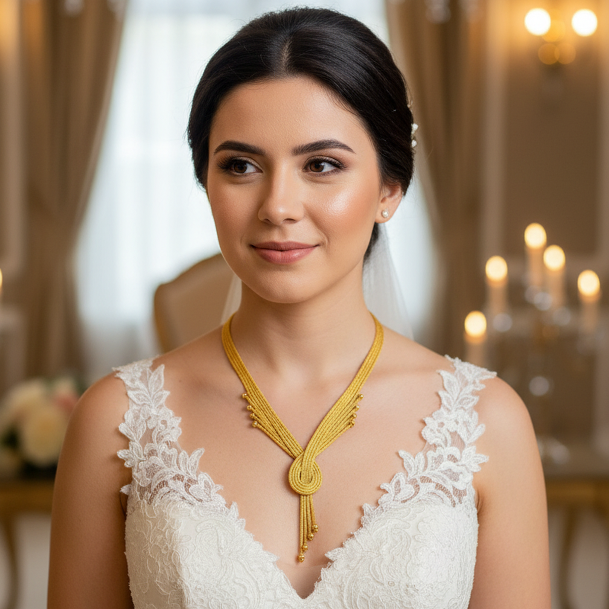 22 AYAR İTALYAN HALAT ZİNCİRLİ DORİKA TOPLU ALTIN GERDANLIK KOLYE